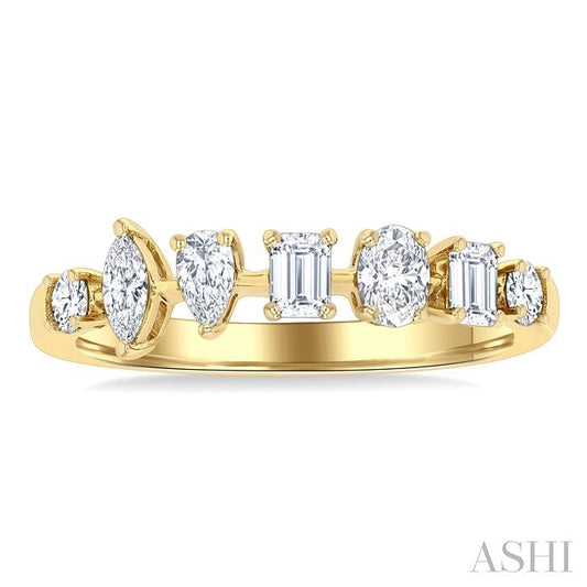 ASHI Mixed Shape Diamond Fashion Band 371L3PPFGYG