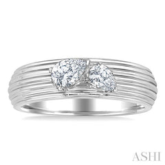 ASHI 2 Stone Diamond Fashion Band 371V4PPFGWG