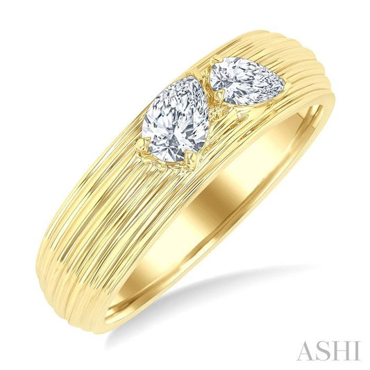 ASHI 2 Stone Diamond Fashion Band 371V4PPFGYG