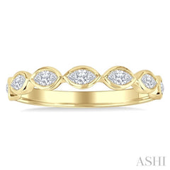 ASHI Marquise Shape East-West Bezel Set Diamond Fashion Band 372E3PPFHYG-MQ