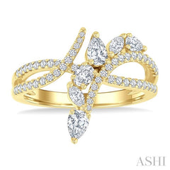 ASHI Mixed Shape Diamond Fashion Ring 372F2PPFGYG