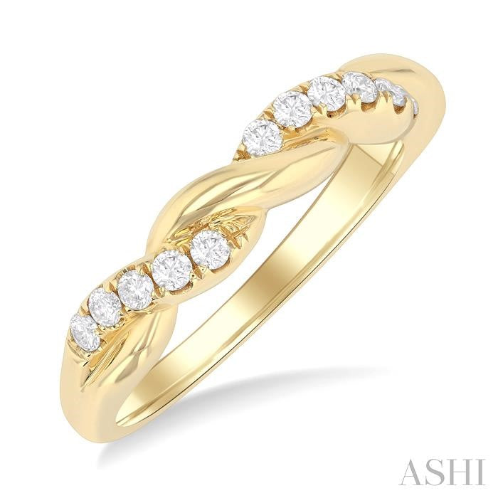ASHI Twisted Diamond Fashion Band 372J6PPFGYG