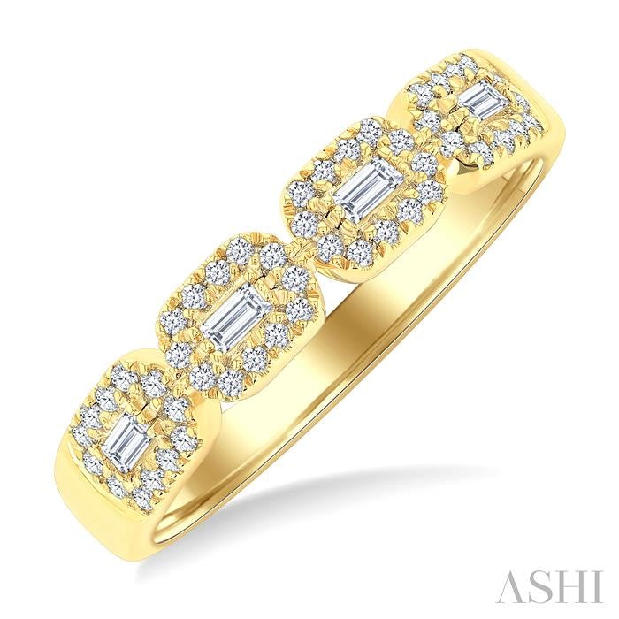 ASHI Halo Diamond Fashion Band 373E5PPFGYG