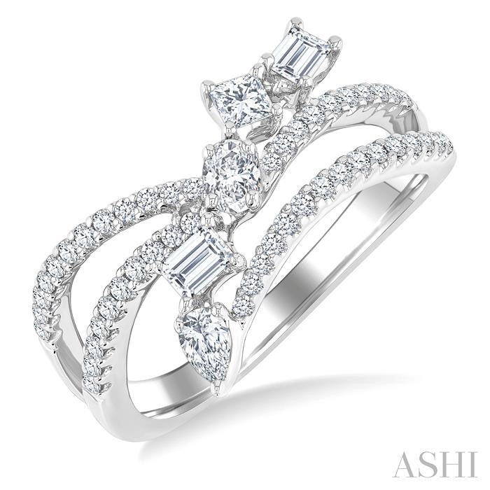 ASHI Mixed Shape Diamond Fashion Ring 373F2PPFGWG