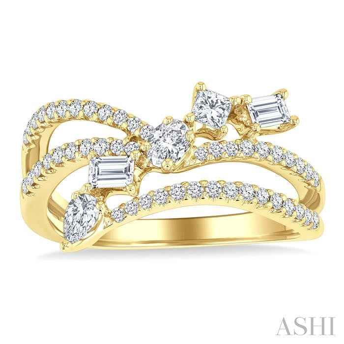 ASHI Mixed Shape Diamond Fashion Ring 373F2PPFGYG