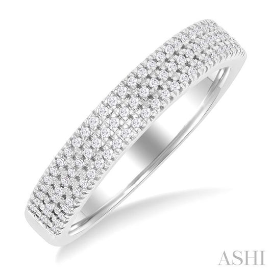 ASHI Three Row Diamond Fashion Band 373H6PPFGWG