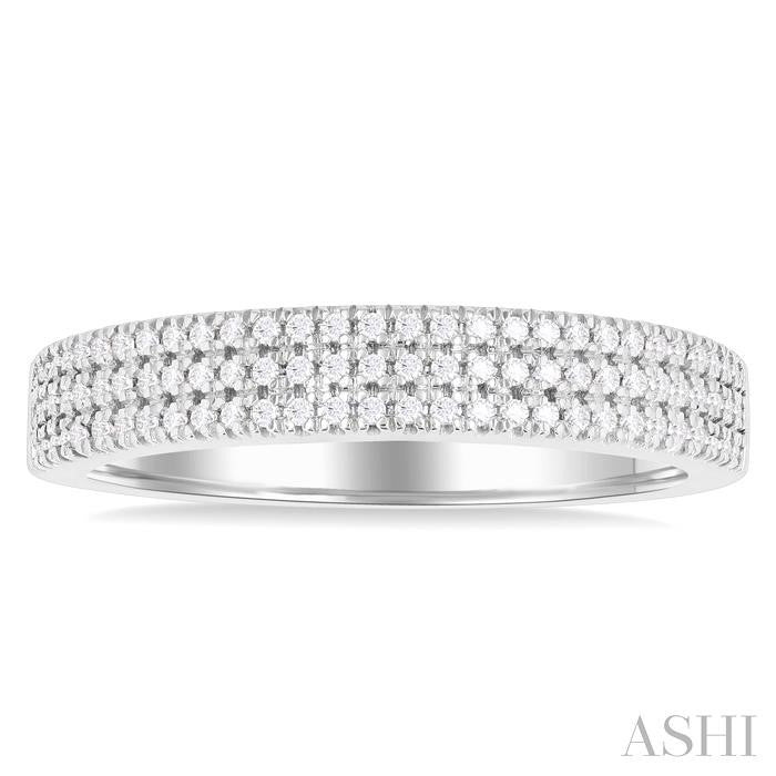 ASHI Three Row Diamond Fashion Band 373H6PPFGWG