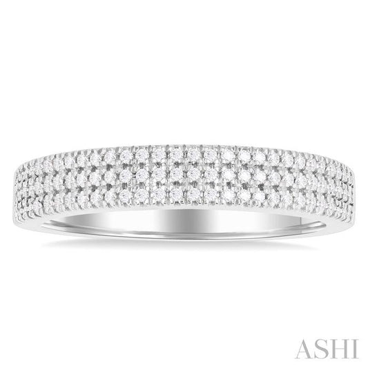 ASHI Three Row Diamond Fashion Band 373H6PPFGWG