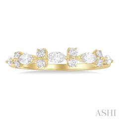 ASHI Marquise Shape Scatter Diamond Fashion Band 373K3PPFGYG