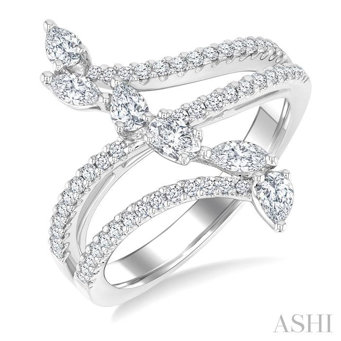 ASHI Mixed Shape Diamond Fashion Ring 374F2PPFGWG