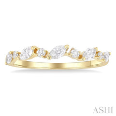 ASHI Marquise Shape Scatter Diamond Fashion Band 374K4PPFGYG