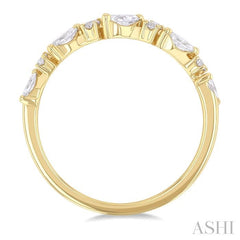 ASHI Marquise Shape Scatter Diamond Fashion Band 374K4PPFGYG