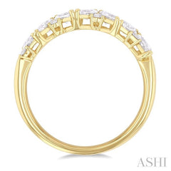 ASHI Scatter Zig-Zag Diamond Fashion Band 374L1PPFGYG