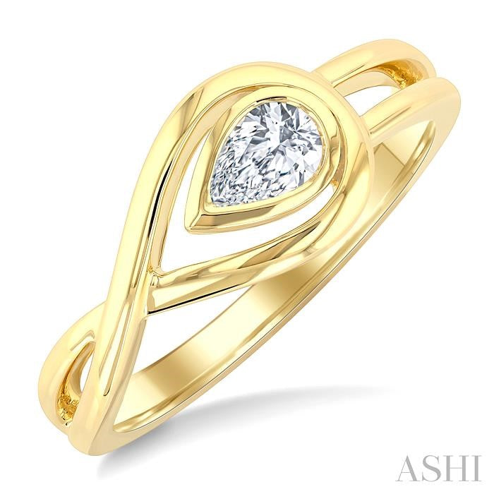 ASHI Pear Shape Diamond Fashion Ring 374X6PPFGYG