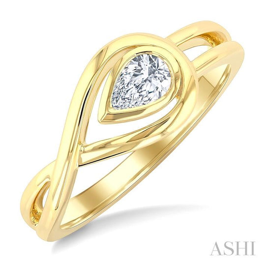 ASHI Pear Shape Diamond Fashion Ring 374X6PPFGYG