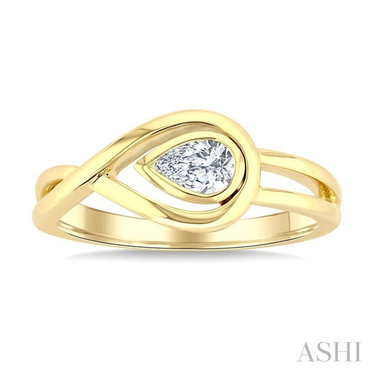 ASHI Pear Shape Diamond Fashion Ring 374X6PPFGYG