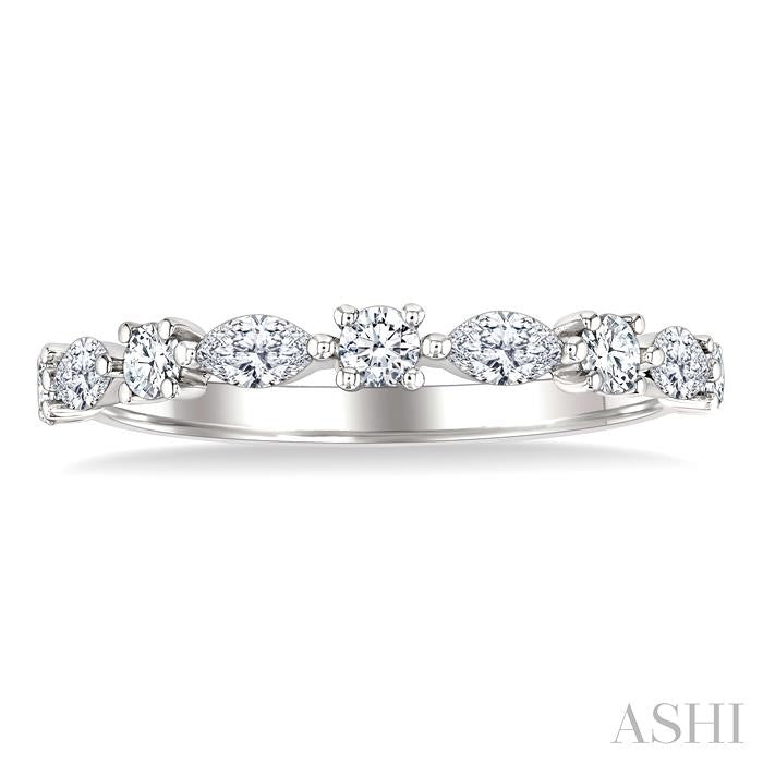 ASHI Marquise Shape Scatter Diamond Fashion Band 375K3PPFGWG