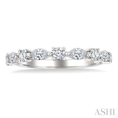 ASHI Marquise Shape Scatter Diamond Fashion Band 375K3PPFGWG