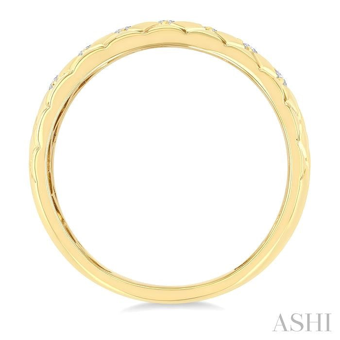 ASHI Bold Diamond Fashion Band 375W8PPTGYG