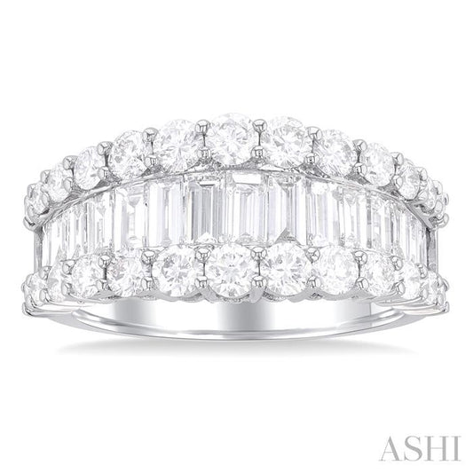 ASHI Baguette Diamond Fashion Band 376E0PPFGWG-2.40