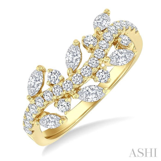 ASHI Diamond Fashion Band 377G2PPFGYG