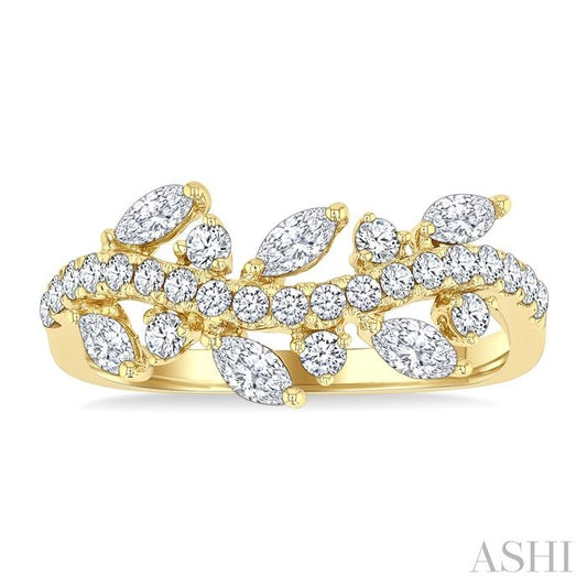 ASHI Diamond Fashion Band 377G2PPFGYG