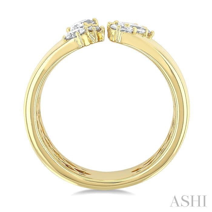 ASHI Bold Mixed Shape Diamond Fashion Open Band 378E2PPFGYG