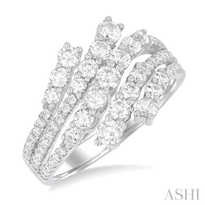 ASHI Bypass Diamond Fashion Ring 378H0PPFGWG