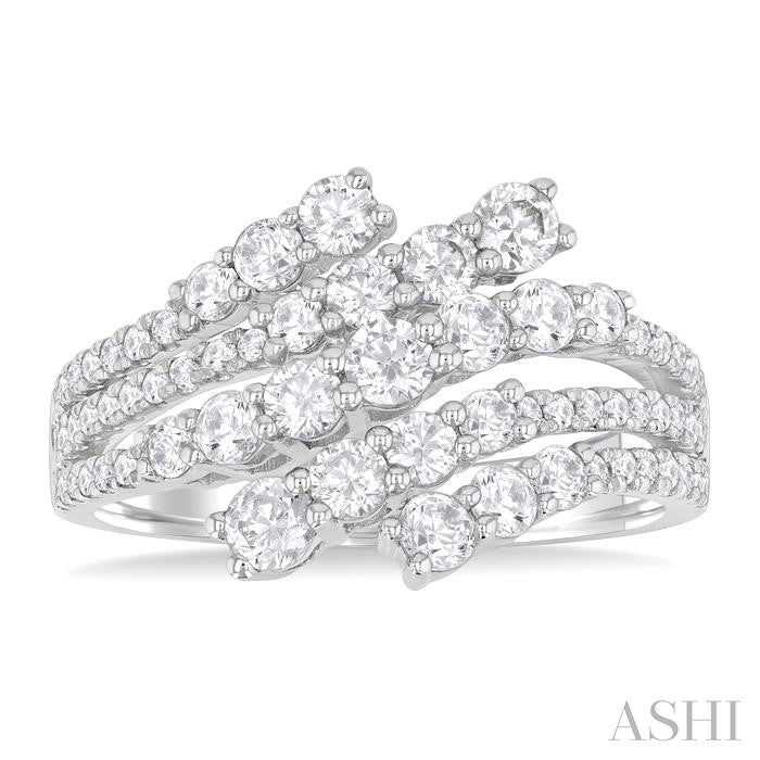 ASHI Bypass Diamond Fashion Ring 378H0PPFGWG
