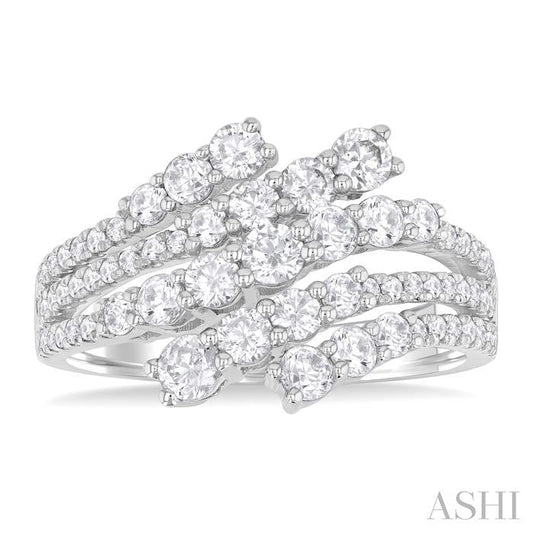 ASHI Bypass Diamond Fashion Ring 378H0PPFGWG