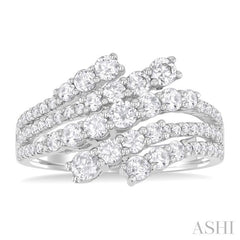 ASHI Bypass Diamond Fashion Ring 378H0PPFGWG