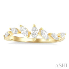 ASHI Marquise Shape Scatter Diamond Fashion Band 378K5PPFGYG