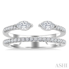 ASHI Marquise Shape Diamond Layered Fashion Ring 378L3PPFGWG