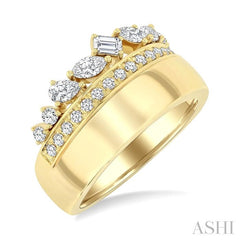 ASHI Mixed Shape Diamond Fashion Ring 378V2PPFGYG
