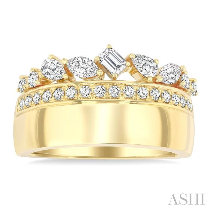 ASHI Mixed Shape Diamond Fashion Ring 378V2PPFGYG