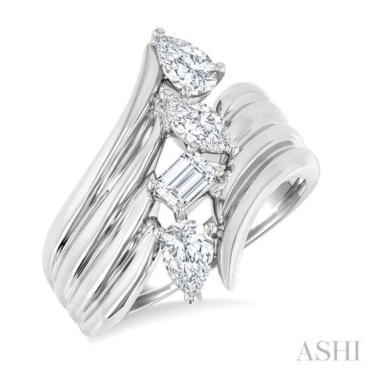 ASHI Mixed Shape Diamond Fashion Ring 379V1PPFGWG