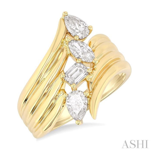 ASHI Mixed Shape Diamond Fashion Ring 379V1PPFGYG