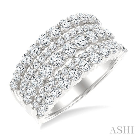 ASHI Bold Diamond Fashion Band 379W0PPFGWG-1.75