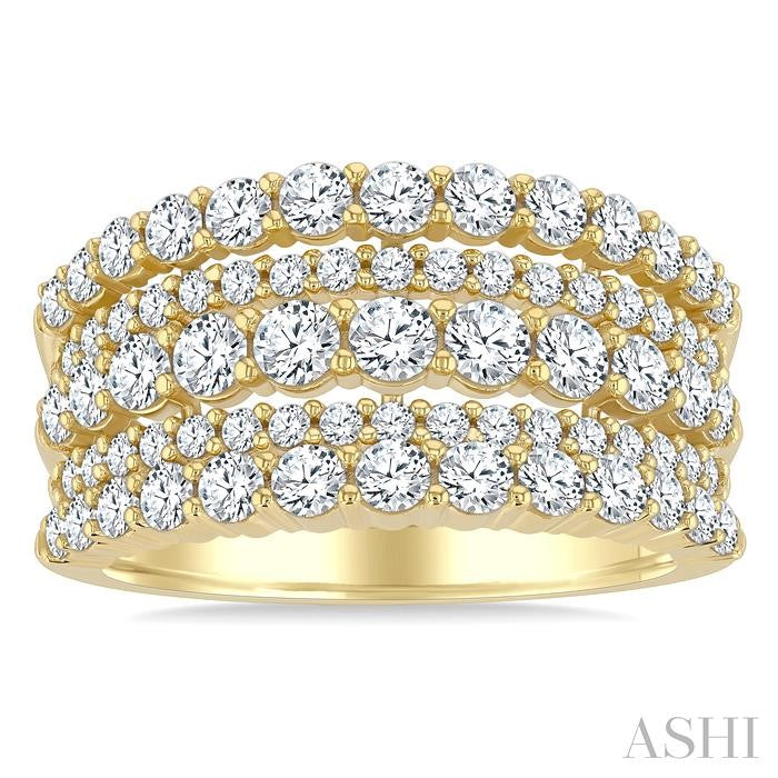 ASHI Bold Diamond Fashion Band 379W0PPFGYG-1.75