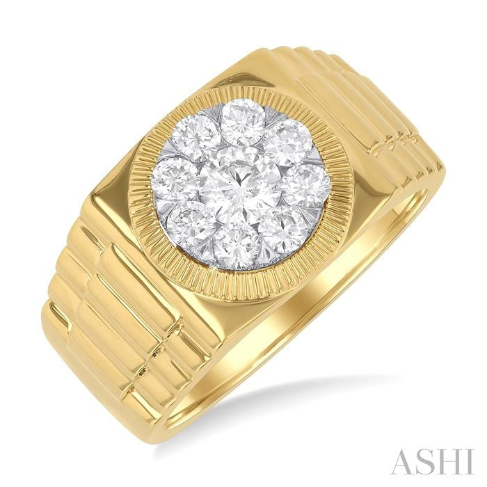 ASHI Men's Lovebright Diamond Ring 380A1PPTGYW