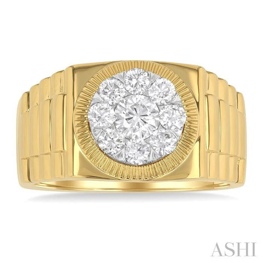 ASHI Men's Lovebright Diamond Ring 380A1PPTGYW