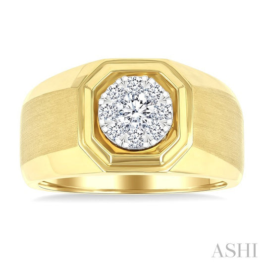 ASHI Men's Lovebright Diamond Ring 382A3PPTGYW