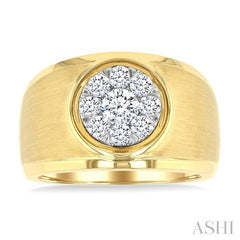 ASHI Men's Lovebright Diamond Ring 382B1PPTGYW