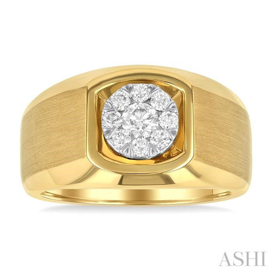 ASHI Men's Lovebright Diamond Ring 383A3PPTGYW