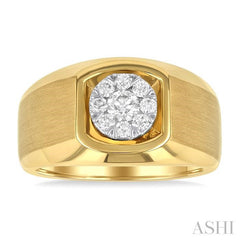ASHI Men's Lovebright Diamond Ring 383A3PPTGYW