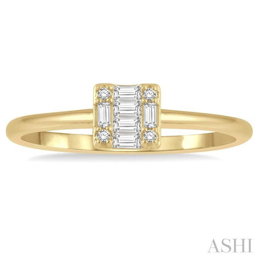 ASHI Stackable Fusion Petite Diamond Fashion Ring 386C8PPTGYG