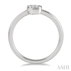 ASHI Stackable Crescent Petite Diamond Fashion Ring 387A9PPTSWG