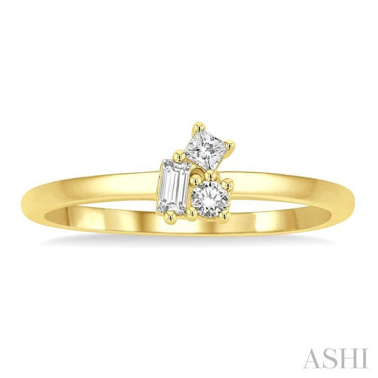 ASHI Scatter Petite Baguette Diamond Fashion Ring 388J8PPTGYG