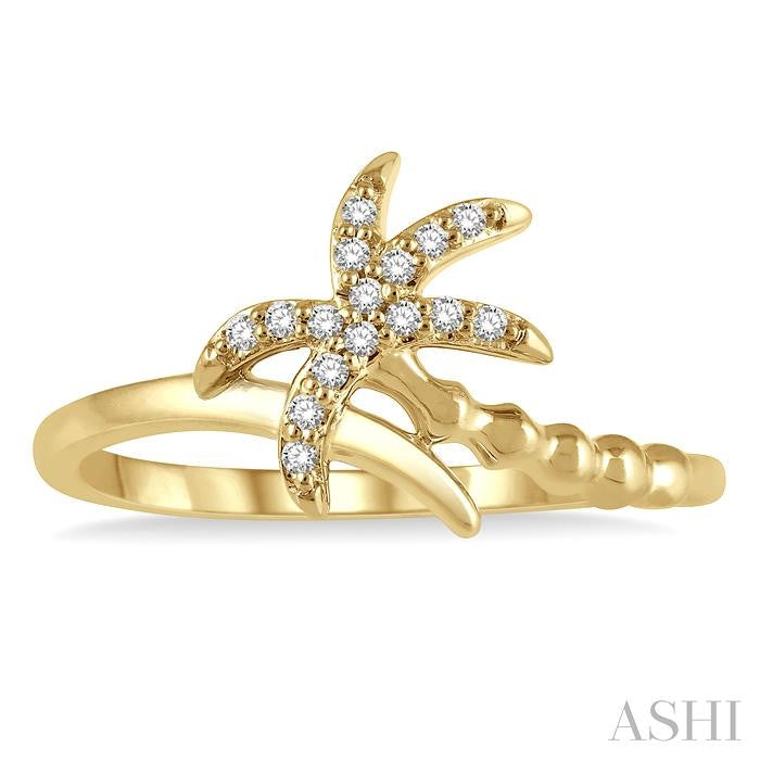 ASHI Stackable Palm Tree Petite Diamond Fashion Ring 389C8PPFSYG
