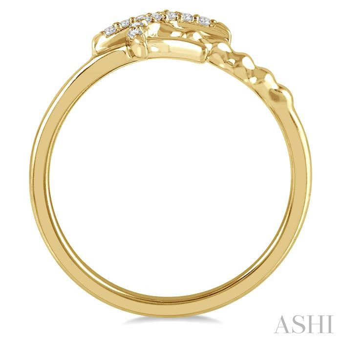 ASHI Stackable Palm Tree Petite Diamond Fashion Ring 389C8PPFSYG